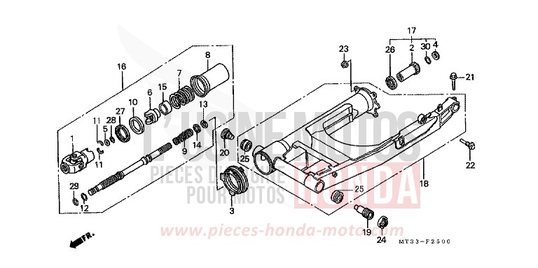 SCHWINGE von Pan-European ABS SCHWARZ (NH1D) von 1992